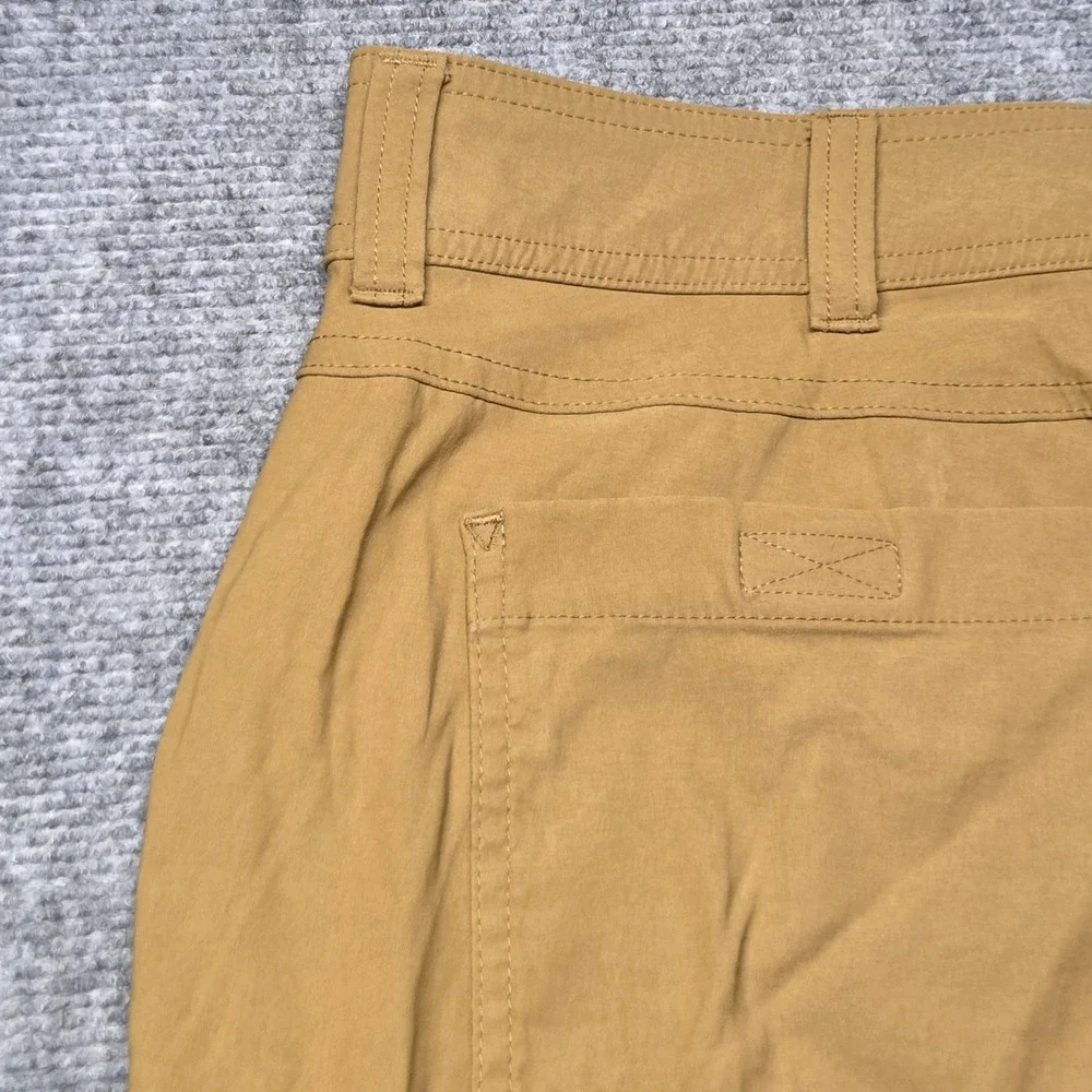 Eddie Bauer First Ascent Guide Pro Shorts Mens 38 Tan Hiking Cargo Stretch